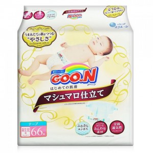 Sauskelnės Goo.n NB 0-5 kg Marshmallow Premium Soft 